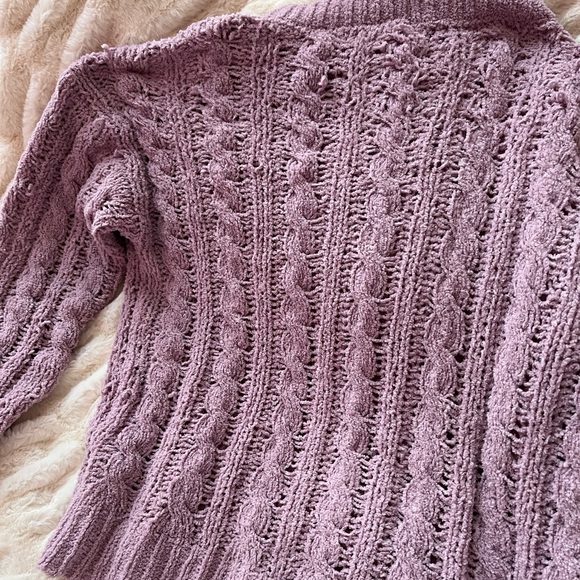 ae chenille loose knit sweater - Picture 3 of 6